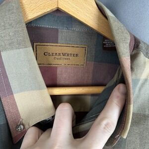 Clearwater Outfitters Men's MPlaid Button-Up Flannel Shirt Cotton
